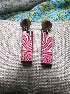 Hand Painted Post Earrings